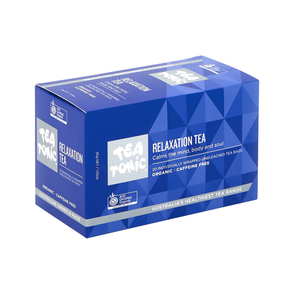 Tea Tonic Organic Relaxation Tea x 20 Tea Bags - Cutprice Online