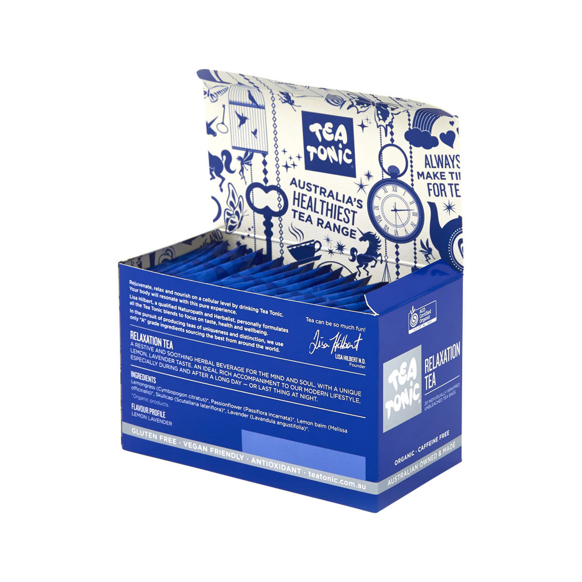 Tea Tonic Organic Relaxation Tea x 20 Tea Bags - Cutprice Online