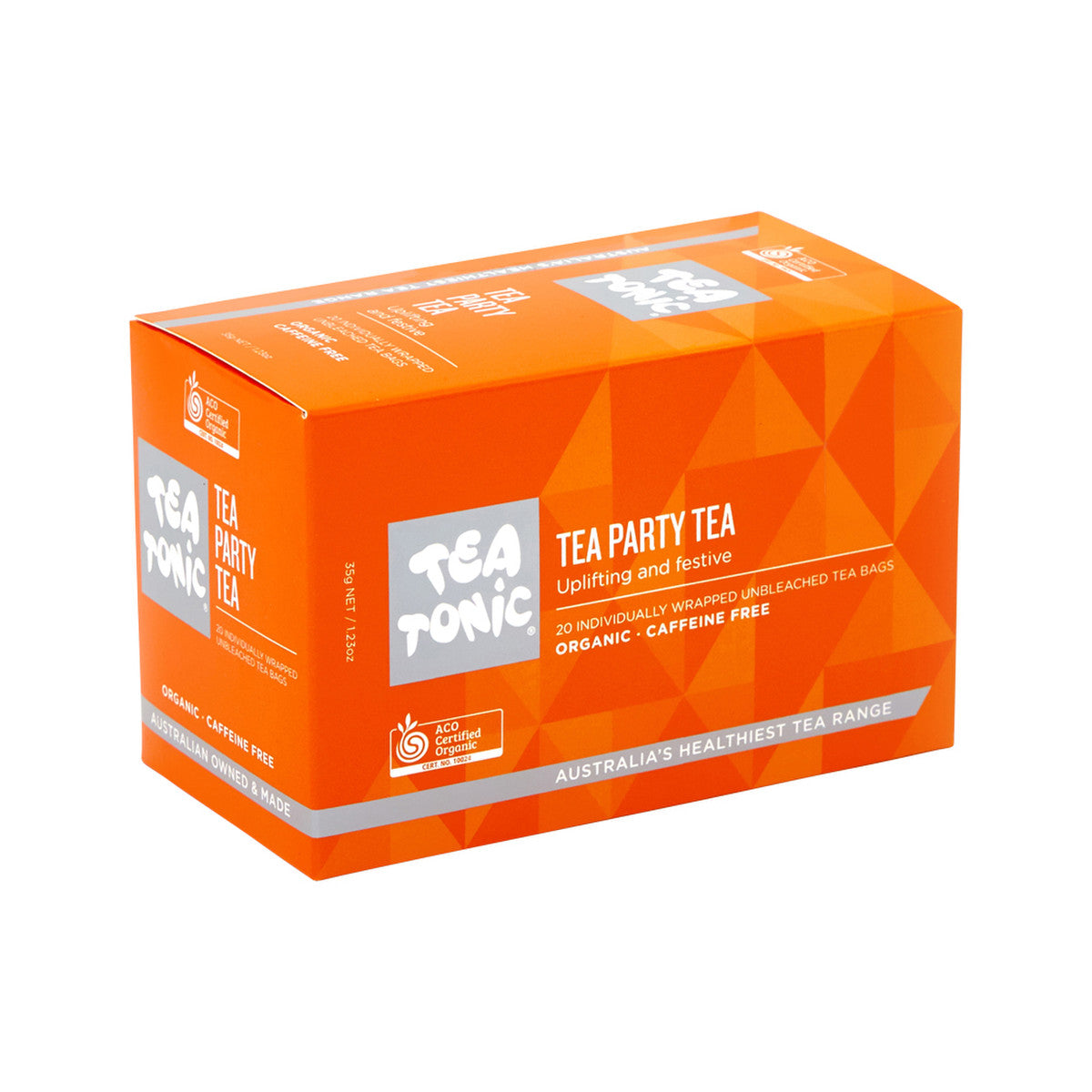 Tea Tonic Organic Tea Party Tea x 20 Tea Bags - Cutprice Online