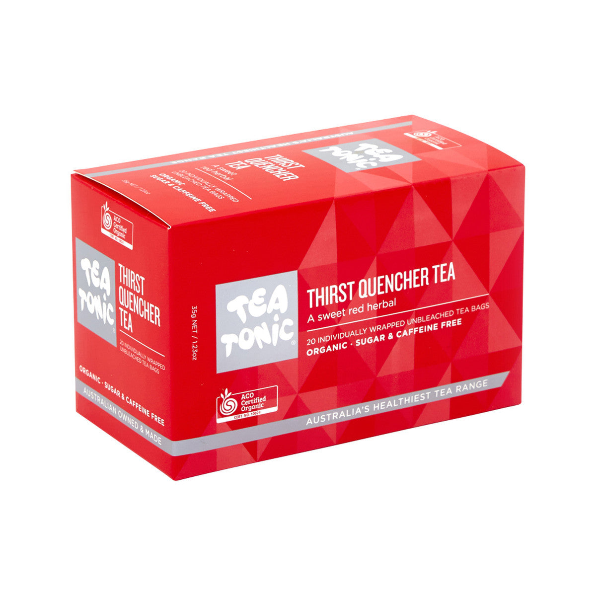 Tea Tonic Organic Thirst Quencher Tea x 20 Tea Bags - Cutprice Online
