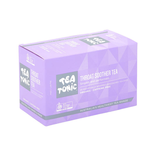 Tea Tonic Organic Throat Soother Tea x 20 Tea Bags - Cutprice Online