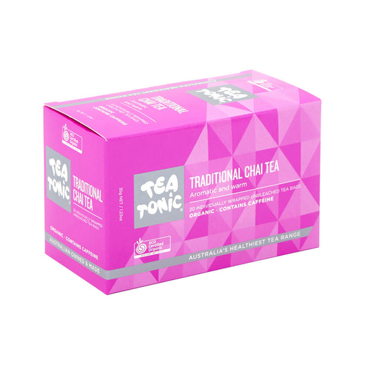 Tea Tonic Organic Traditional Chai Tea x 20 Tea Bags - Cutprice Online