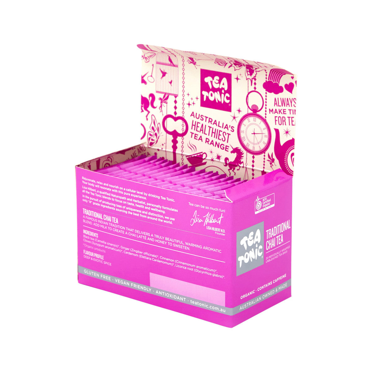 Tea Tonic Organic Traditional Chai Tea x 20 Tea Bags - Cutprice Online