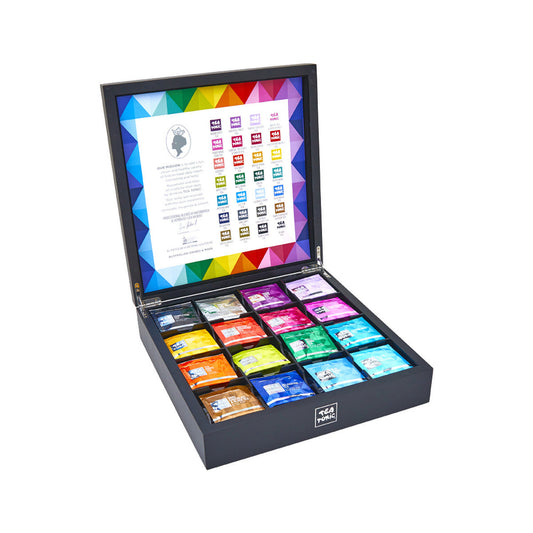 Tea Tonic Wooden Tea Chest Deluxe Black x 112 Tea Bags - Cutprice Online