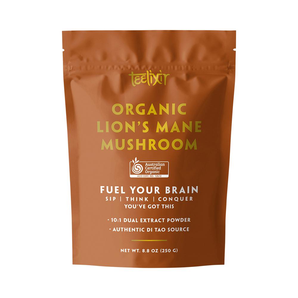 Teelixir Organic Lions Mane Mushroom 250G - Cutprice Online