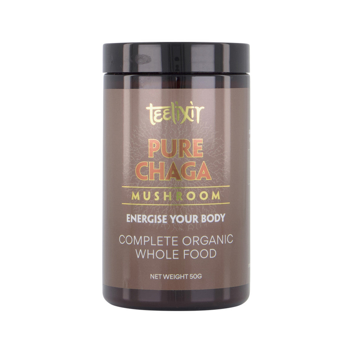Teelixir Organic Pure Chaga Mushroom 50g - Cutprice Online