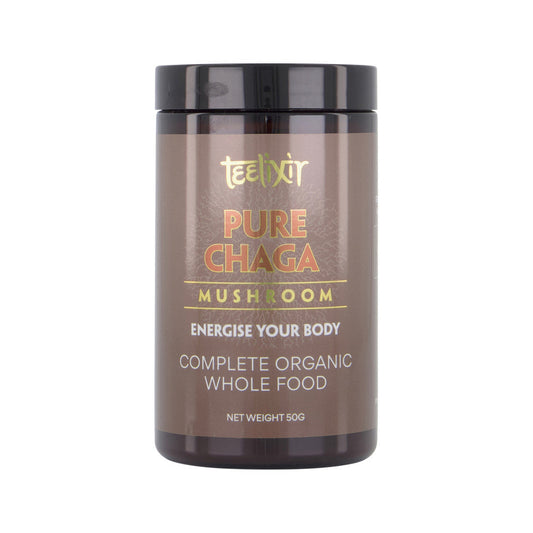 Teelixir Organic Pure Chaga Mushroom 50g - Cutprice Online