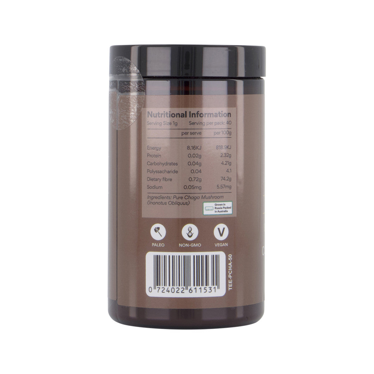 Teelixir Organic Pure Chaga Mushroom 50g - Cutprice Online