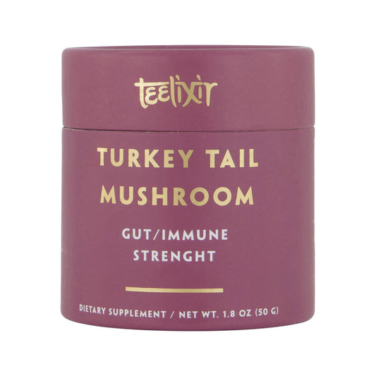 Teelixir Organic Turkey Tail Mushroom (Gut/Immune Strength) 50g - Cutprice Online