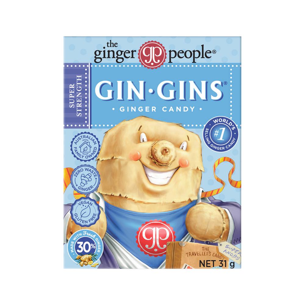 The Ginger People Gin Gins Ginger Candy Super Strength 31G