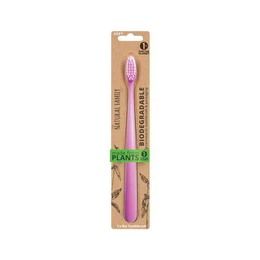 NFCO. Bio Toothbrush Neon Soft (Colours may vary) (Single)