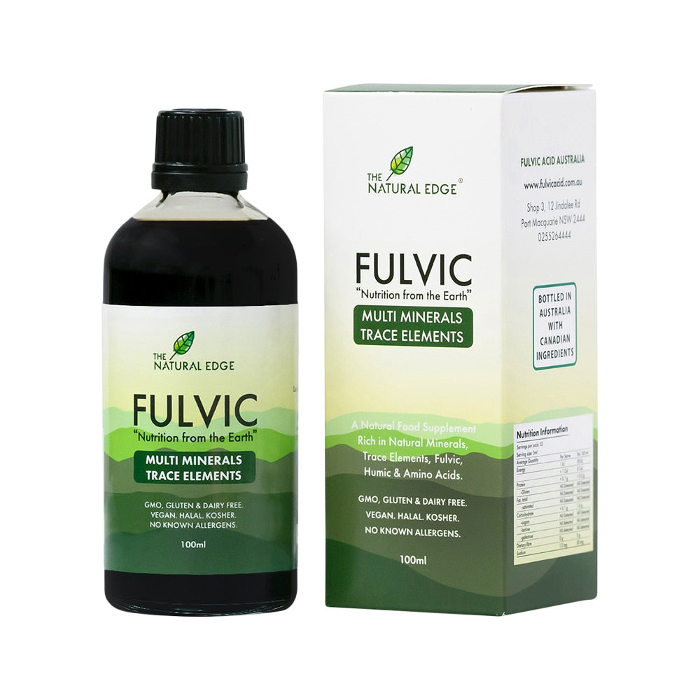 The Natural Edge Fulvic (Multi Minerals Trace Elements) 100ml - Cutprice Online