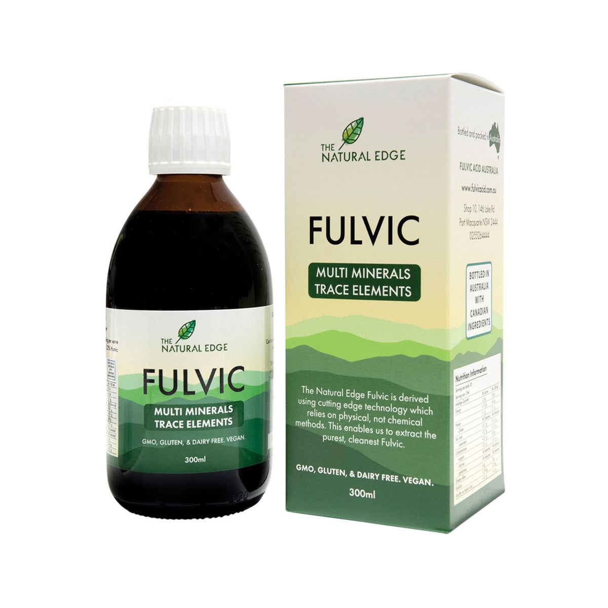 The Natural Edge Fulvic (Multi Minerals Trace Elements) 300ml - Cutprice Online