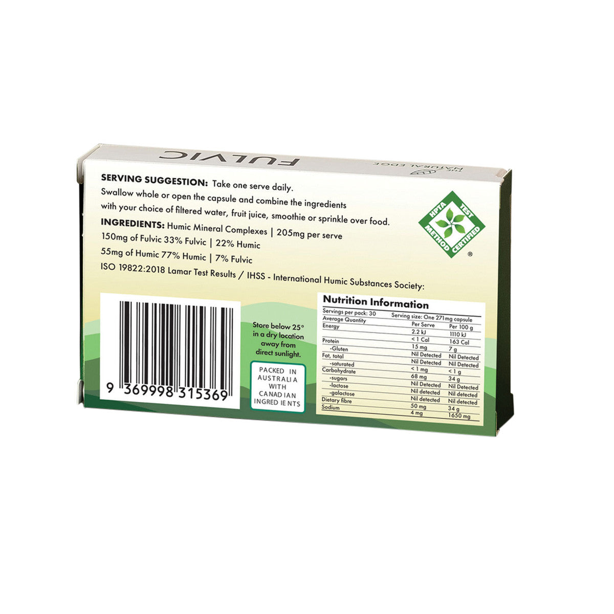 The Natural Edge Fulvic (Multi Minerals Trace Elements) 30c - Cutprice Online