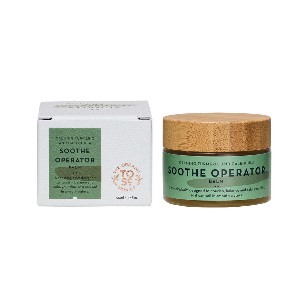 The Organic Skin Co Organic Soothe Operator Balm Calming Turmeric and Calendula 50ml - Cutprice Online