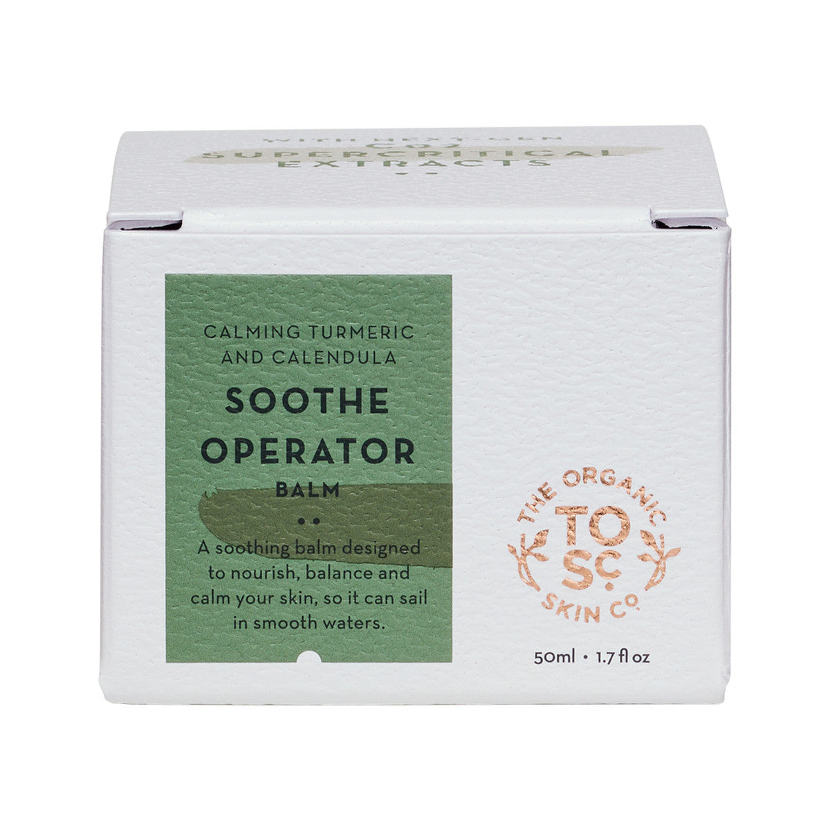The Organic Skin Co Organic Soothe Operator Balm Calming Turmeric and Calendula 50ml - Cutprice Online
