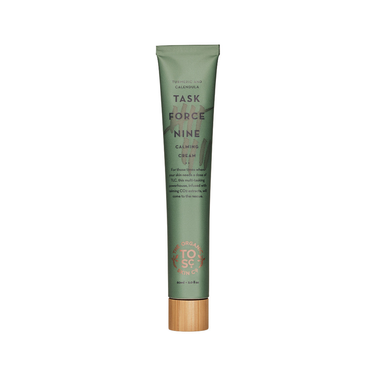 The Organic Skin Co Organic Task Force Nine Calming Cream Turmeric and Calendula 60ml - Cutprice Online