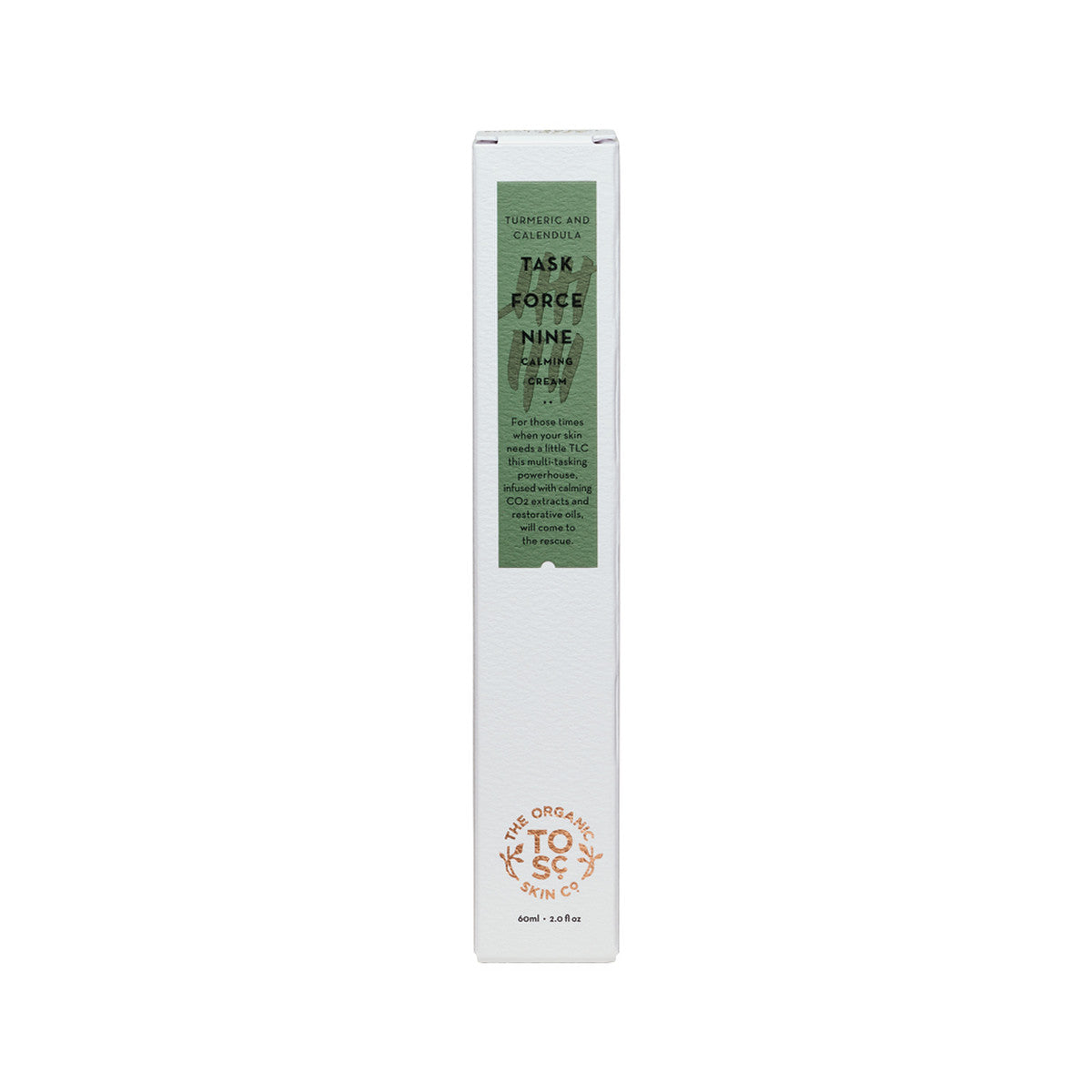 The Organic Skin Co Organic Task Force Nine Calming Cream Turmeric and Calendula 60ml - Cutprice Online