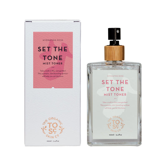 The Organic Skin Co Organic Set The Tone Mist Toner Hydrating Rose 100ml - Cutprice Online