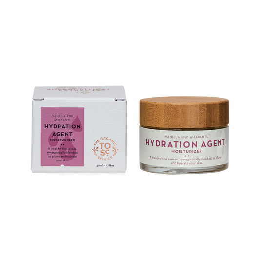 The Organic Skin Co Organic Hydration Agent Moisturiser Vanilla and Amaranth 50ml - Cutprice Online