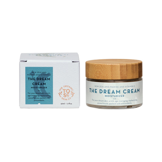 The Organic Skin Co Organic The Dream Cream Moisturiser New Zealand Marine and Vitamin C 50ml - Cutprice Online