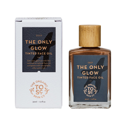 The Organic Skin Co Organic The Only Glow Tinted Face Oil Deep 30ml - Cutprice Online