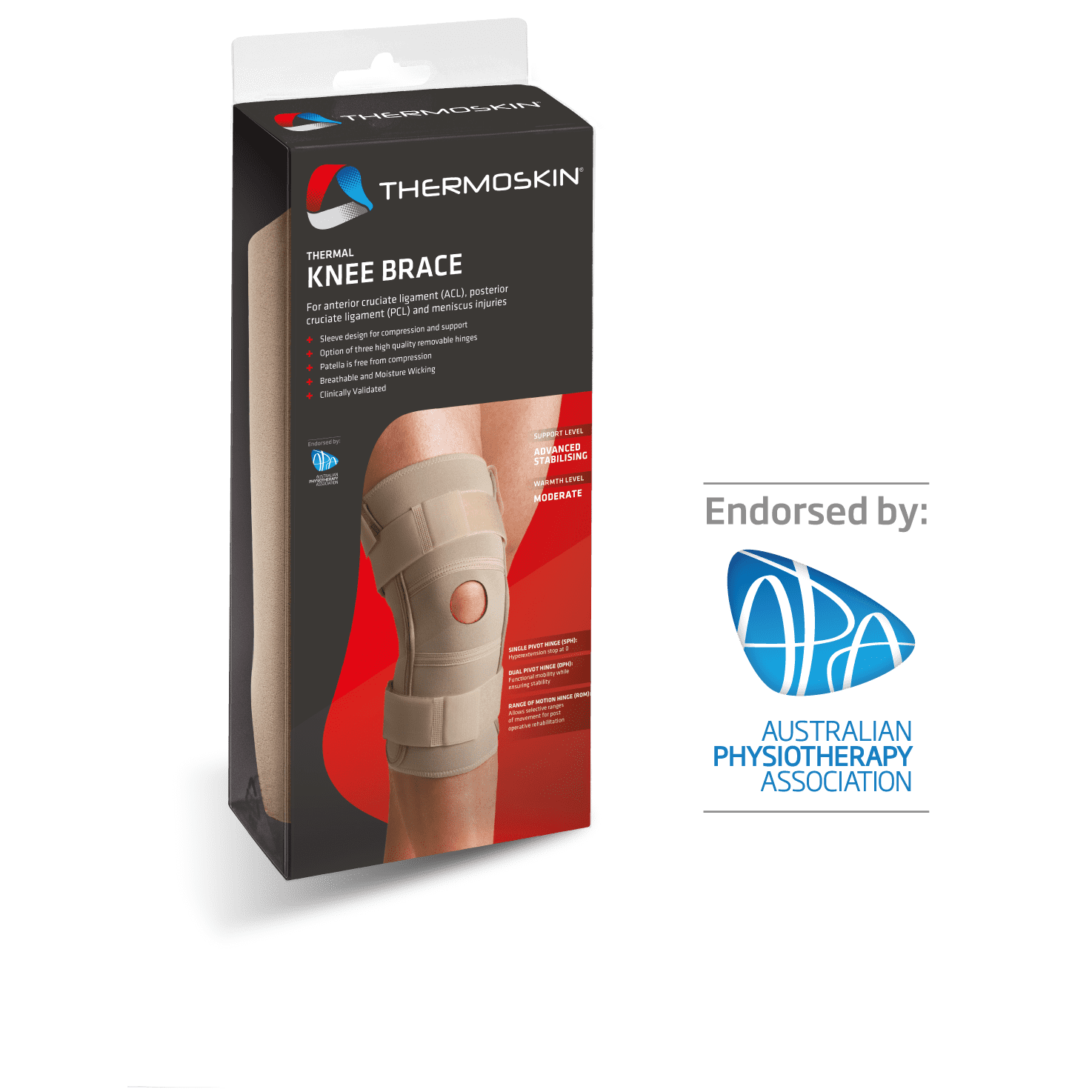Thermoskin Knee Brace with Range of Motion Hinge - Cutprice Online