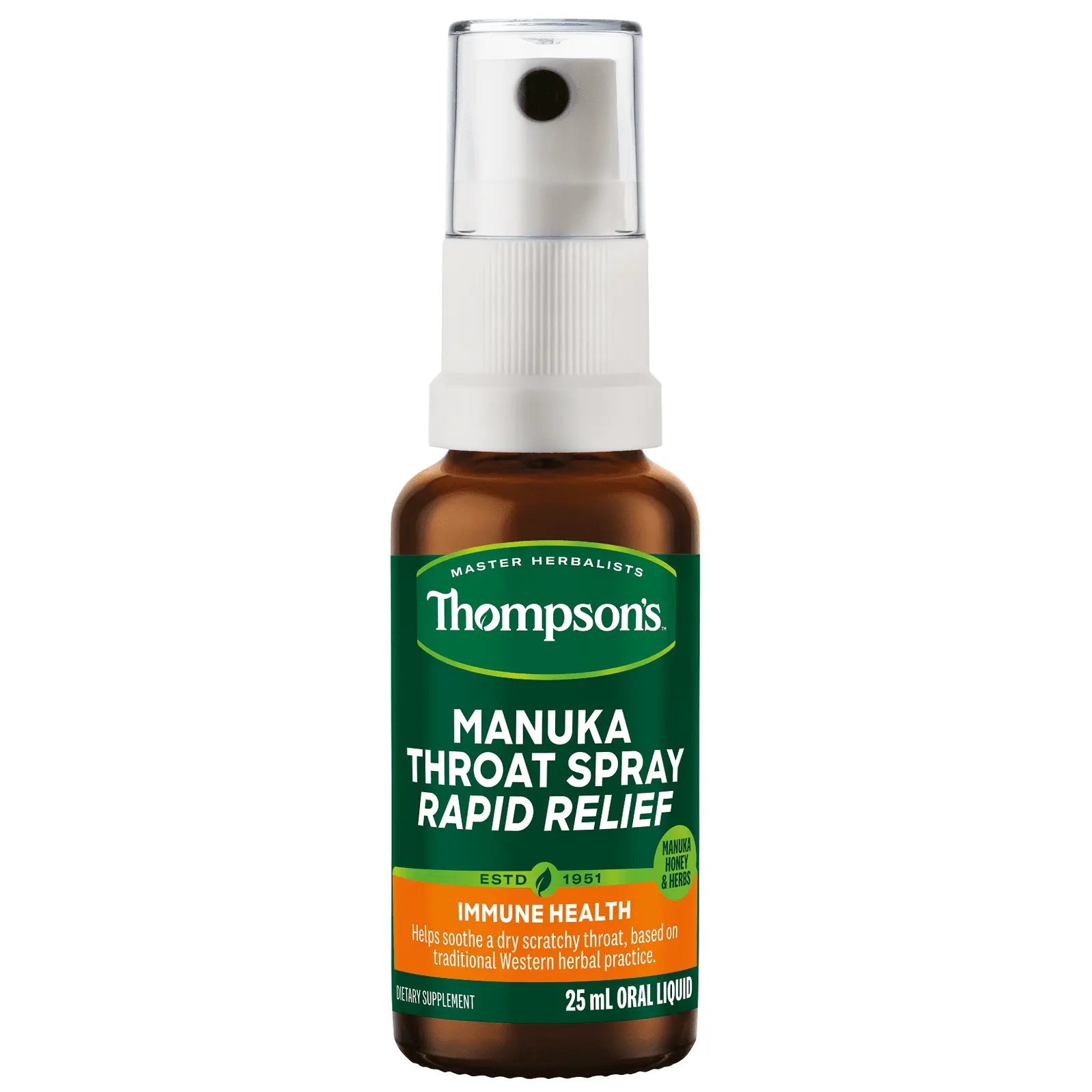 Thompson's Manuka Sore Throat Spray 25ml THOMPSON'S