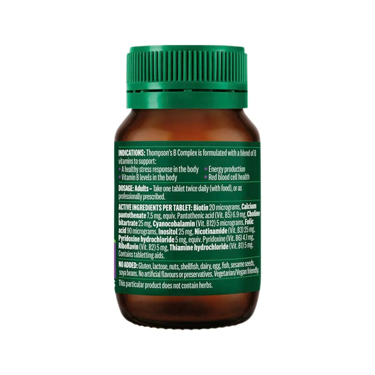 Thompson's B Complex 100 Tablets THOMPSON'S