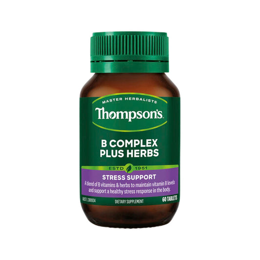 Thompson's B Complex Plus Herbs 60 Tablets - Cutprice Online