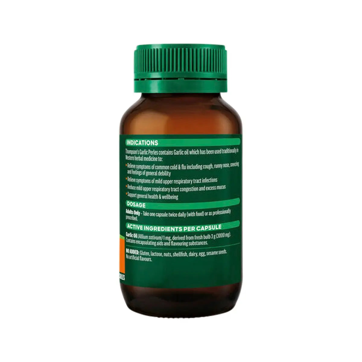Thompson's Garlic Perles 180 Capsules THOMPSON'S