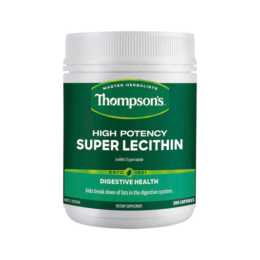 Thompson's High Potency Super Lecithin 200 Capsules THOMPSON'S