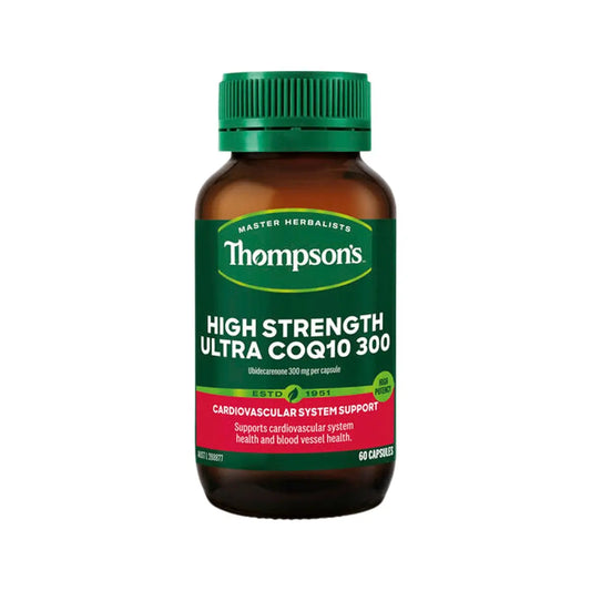 Thompson’s High Strength Ultra CoQ10 300mg 60 Caps THOMPSON’S