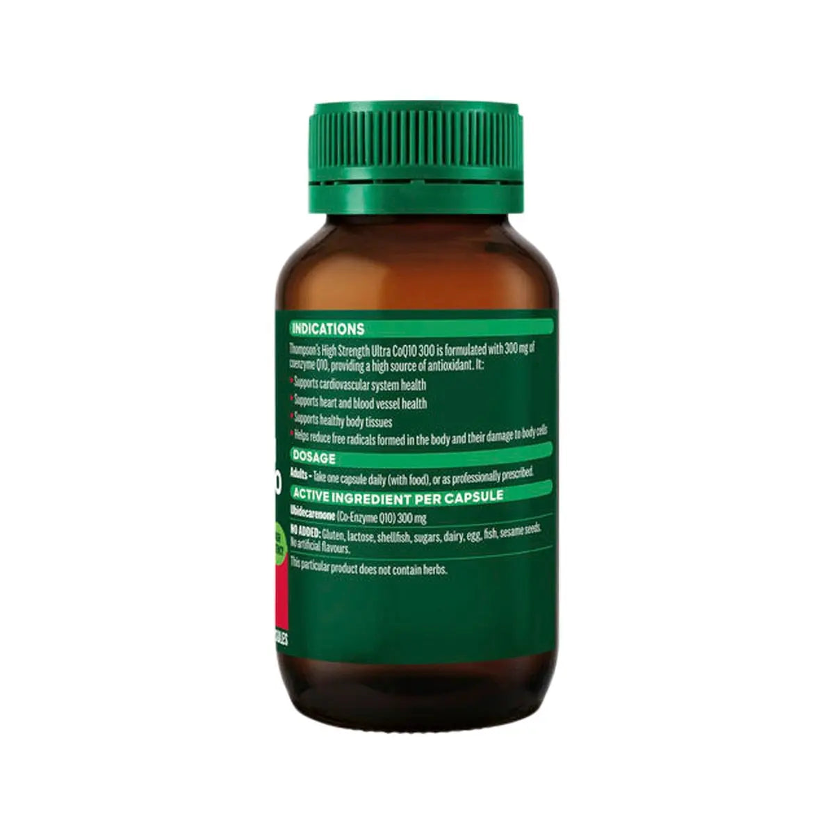 Thompson’s High Strength Ultra CoQ10 300mg 60 Caps THOMPSON’S