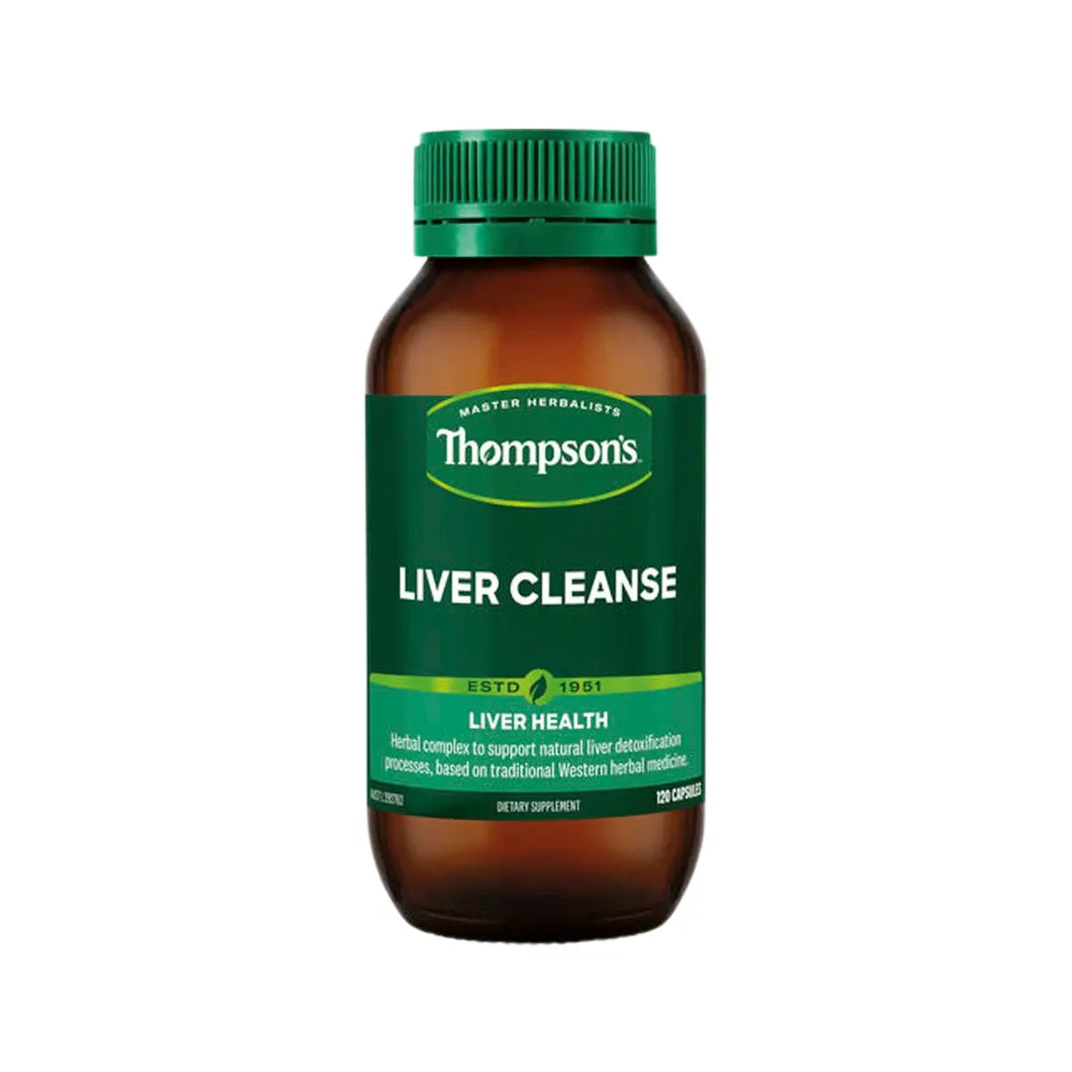 Thompson's Liver Cleanse 120 Capsules THOMPSON'S