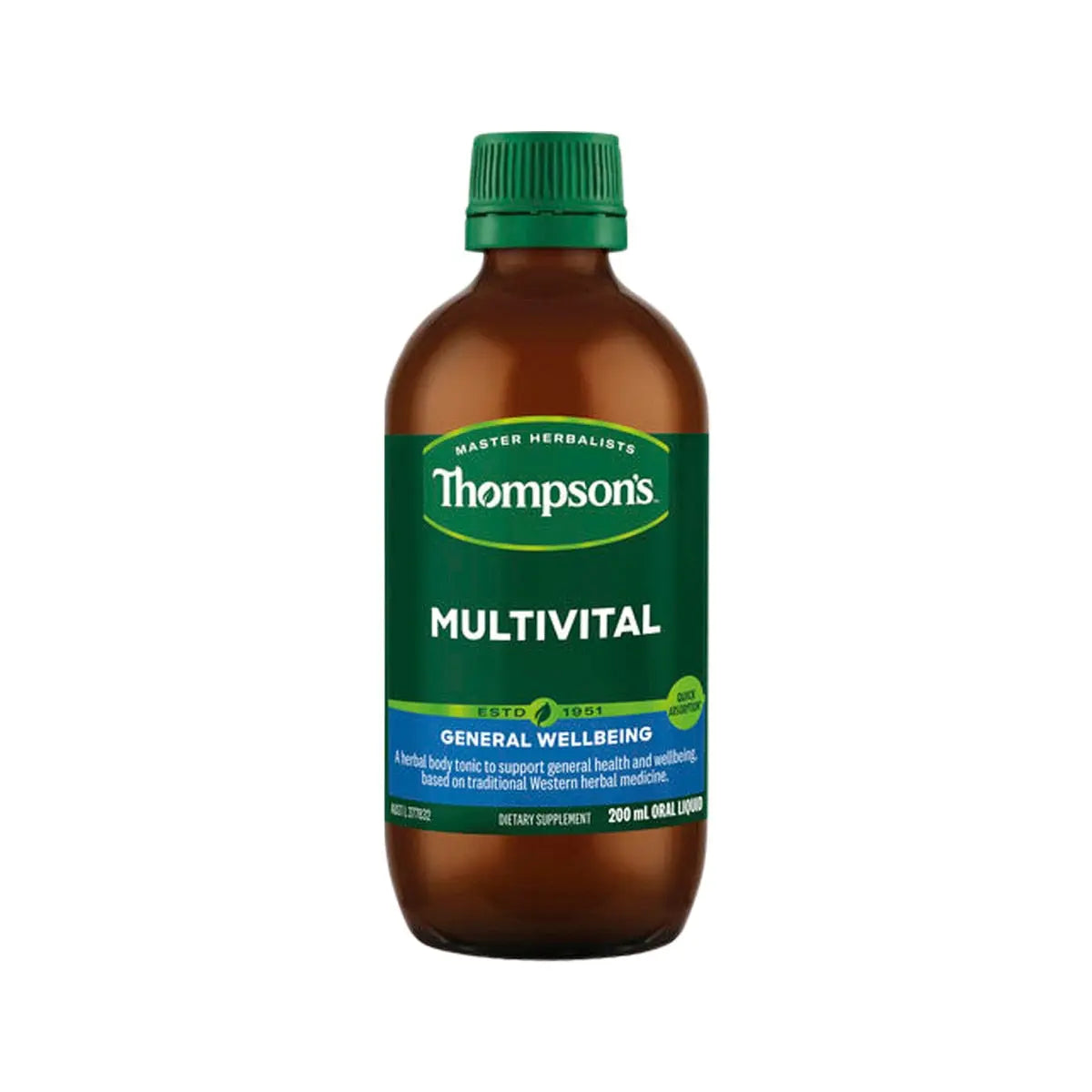 Thompson's Multivital Oral Liquid 200ml THOMPSON'S