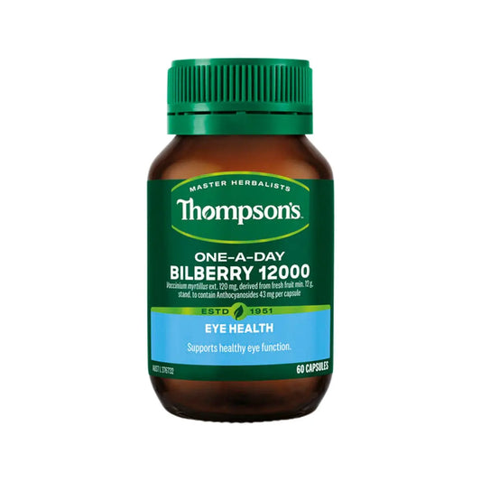 Thompson's One-A-Day Bilberry 12000mg 60 Capsules THOMPSON'S