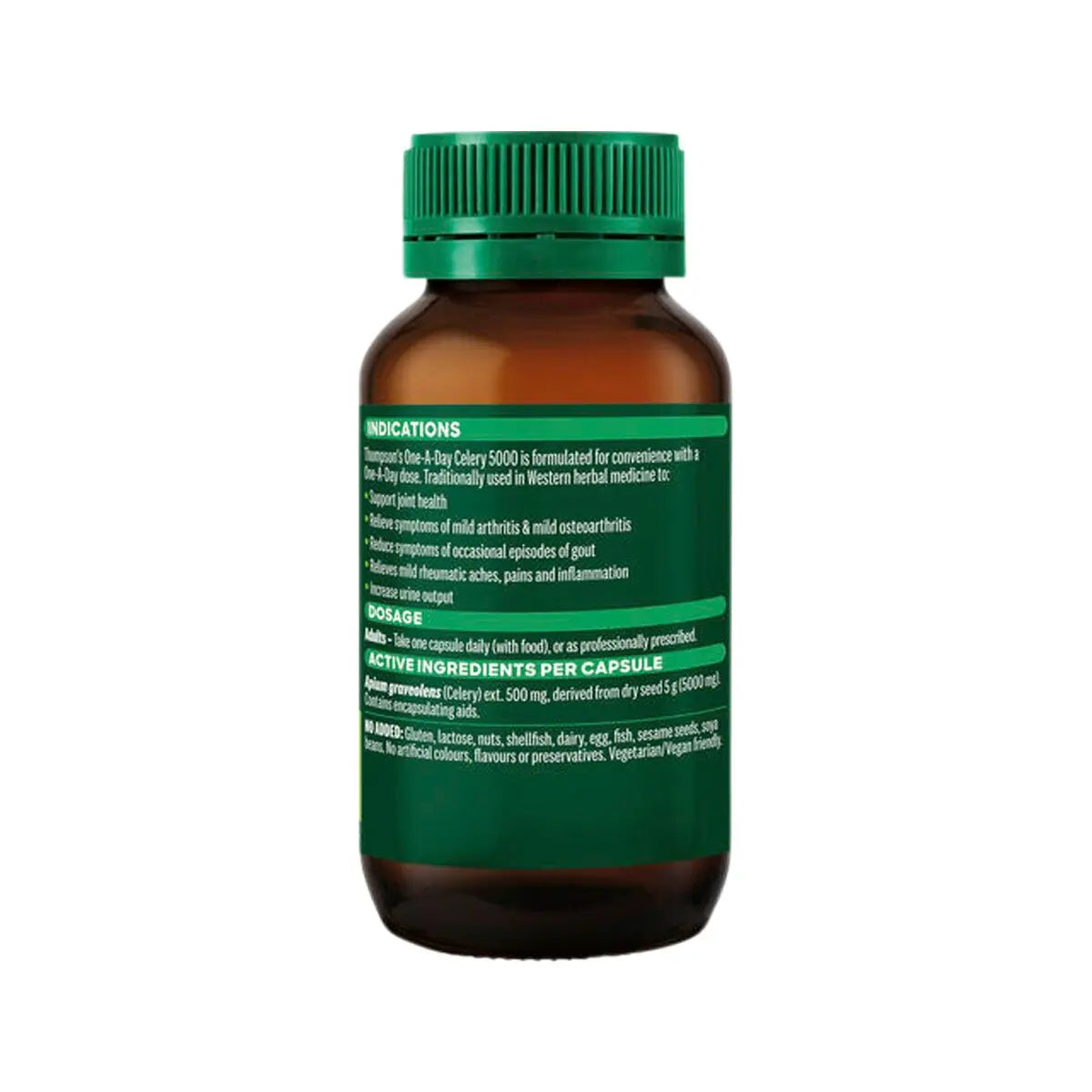 Thompson's One-a-day Celery Seed 5000mg 60 Capsules THOMPSON'S