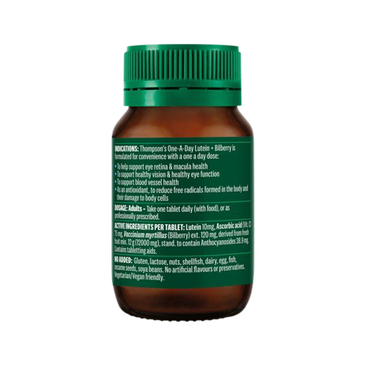 Thompson’s One-A-Day Lutein + Bilberry 30 Tablets - Cutprice Online