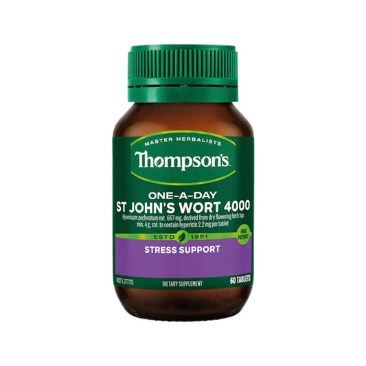 Thompson's One-a-day St. Johns Wort 4000mg 60 Tablets THOMPSON'S