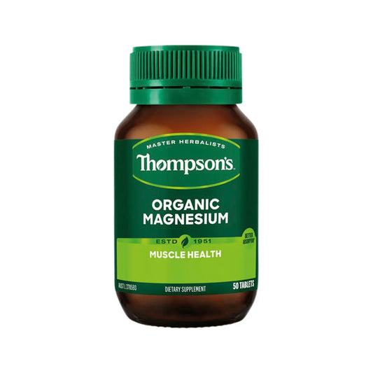 Thompson's Organic Magnesium 50 Tablets THOMPSON'S