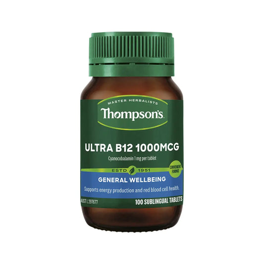 Thompsons Ultra B12 1000mcg 100 Tablets THOMPSON’S