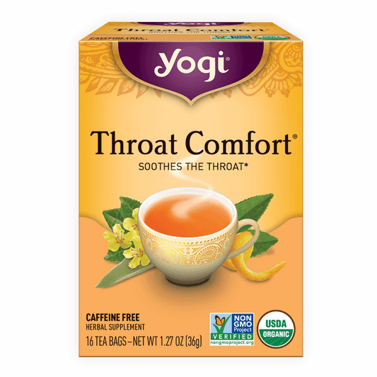YOGI TEA Herbal Tea Bags Throat Comfort 16 - Cutprice Online