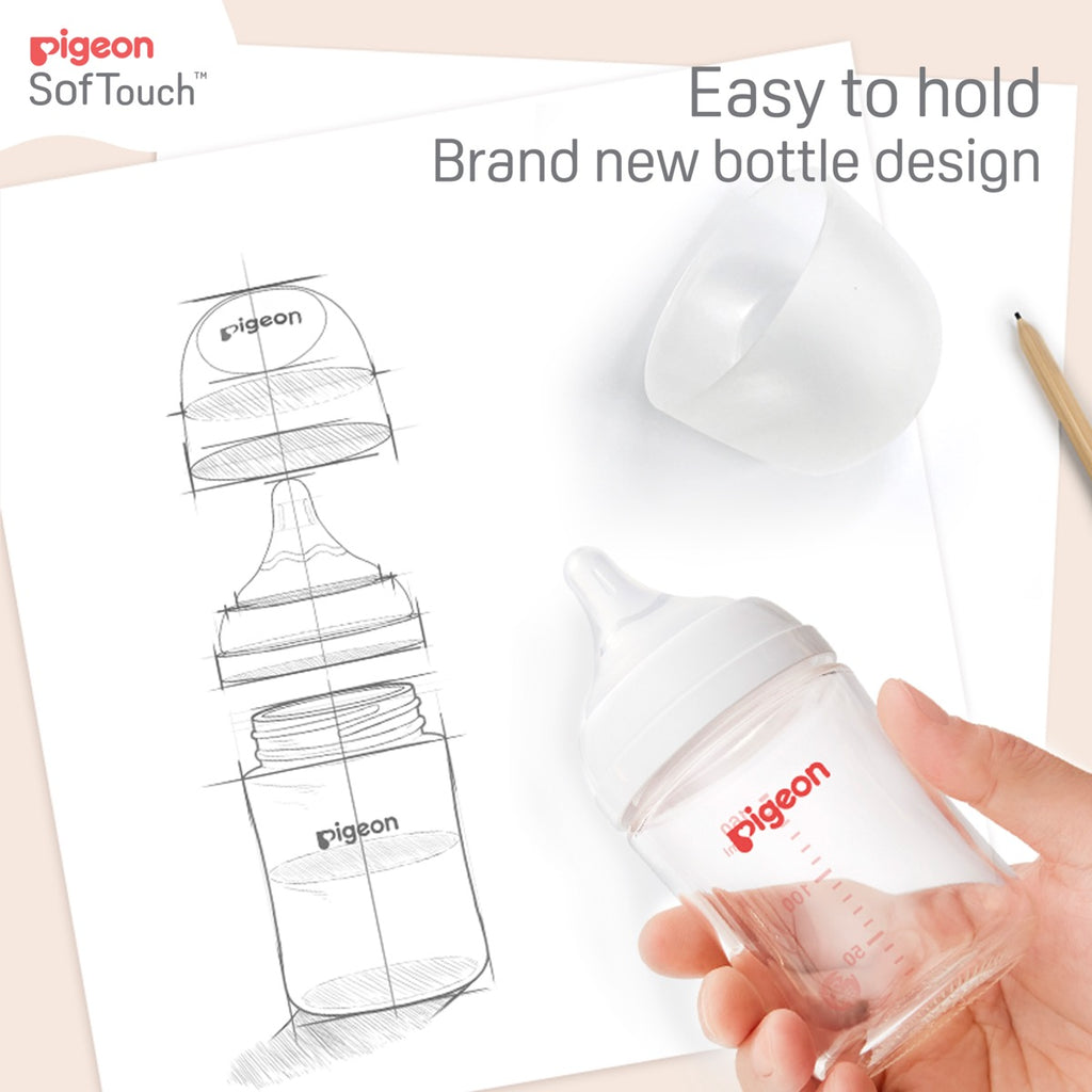 Pigeon SofTouch PP  Baby Bottle 330mL suits 6+ month - Cutprice Online