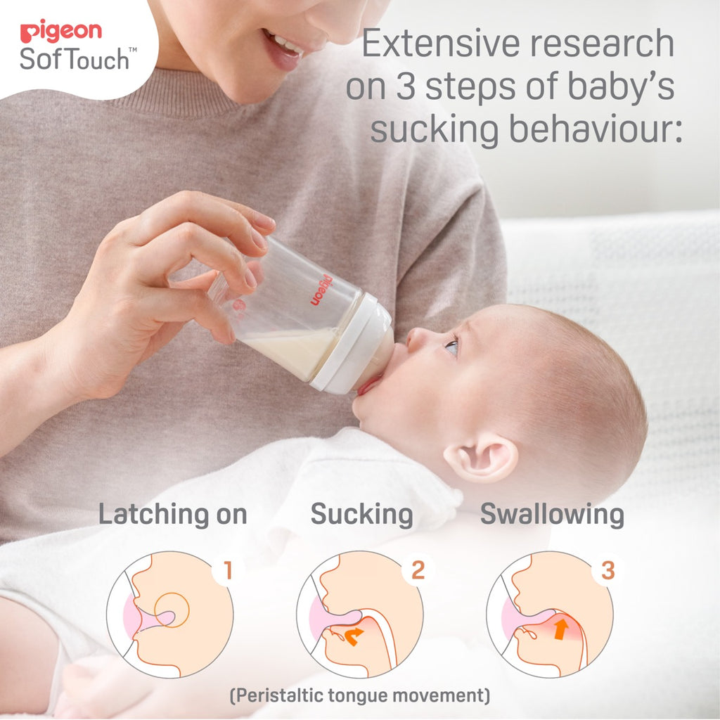 Pigeon SofTouch PP  Baby Bottle 330mL suits 6+ month - Cutprice Online