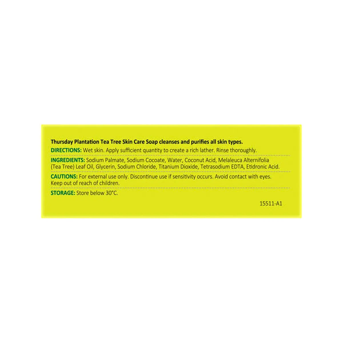 Thursday Plantation Tea Tree Soap 125g THURSDAY PLANTATION