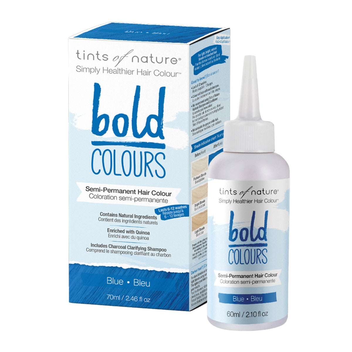 Tints of Nature Bold Colours (Semi-Permanent Hair Colour) Blue 70ml - Cutprice Online