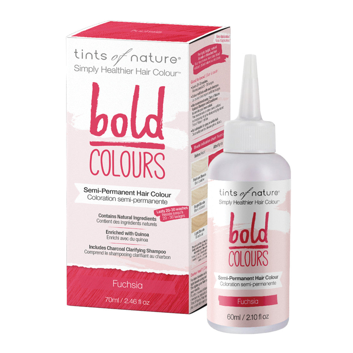 Tints of Nature Bold Colours (Semi-Permanent Hair Colour) Fuchsia 70ml - Cutprice Online