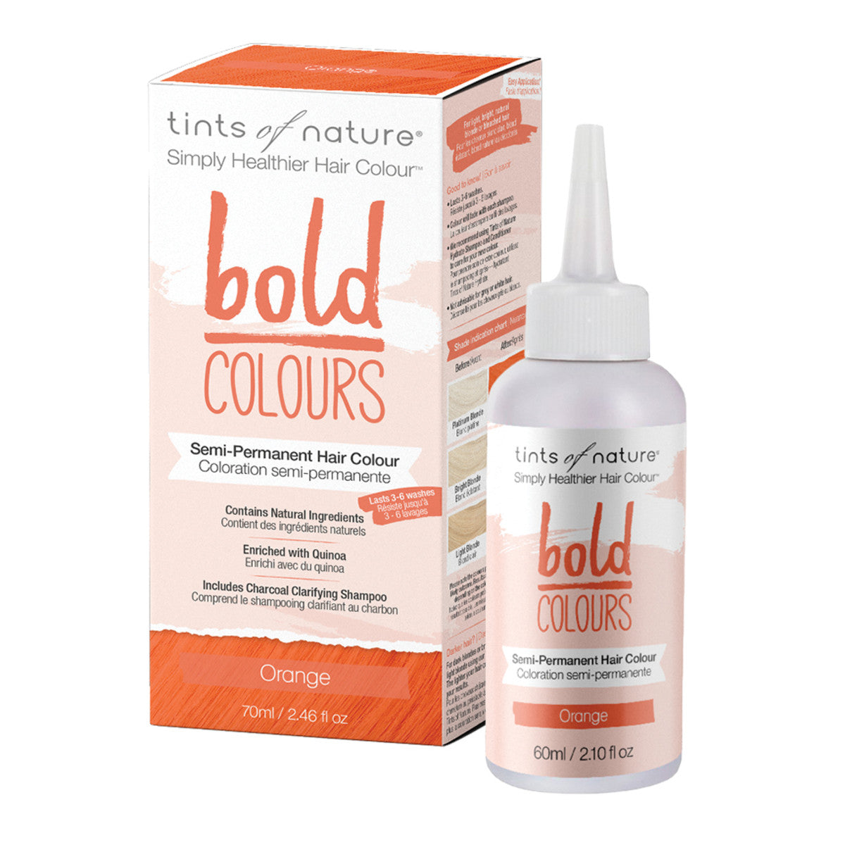 Tints of Nature Bold Colours (Semi-Permanent Hair Colour) Orange 70ml - Cutprice Online