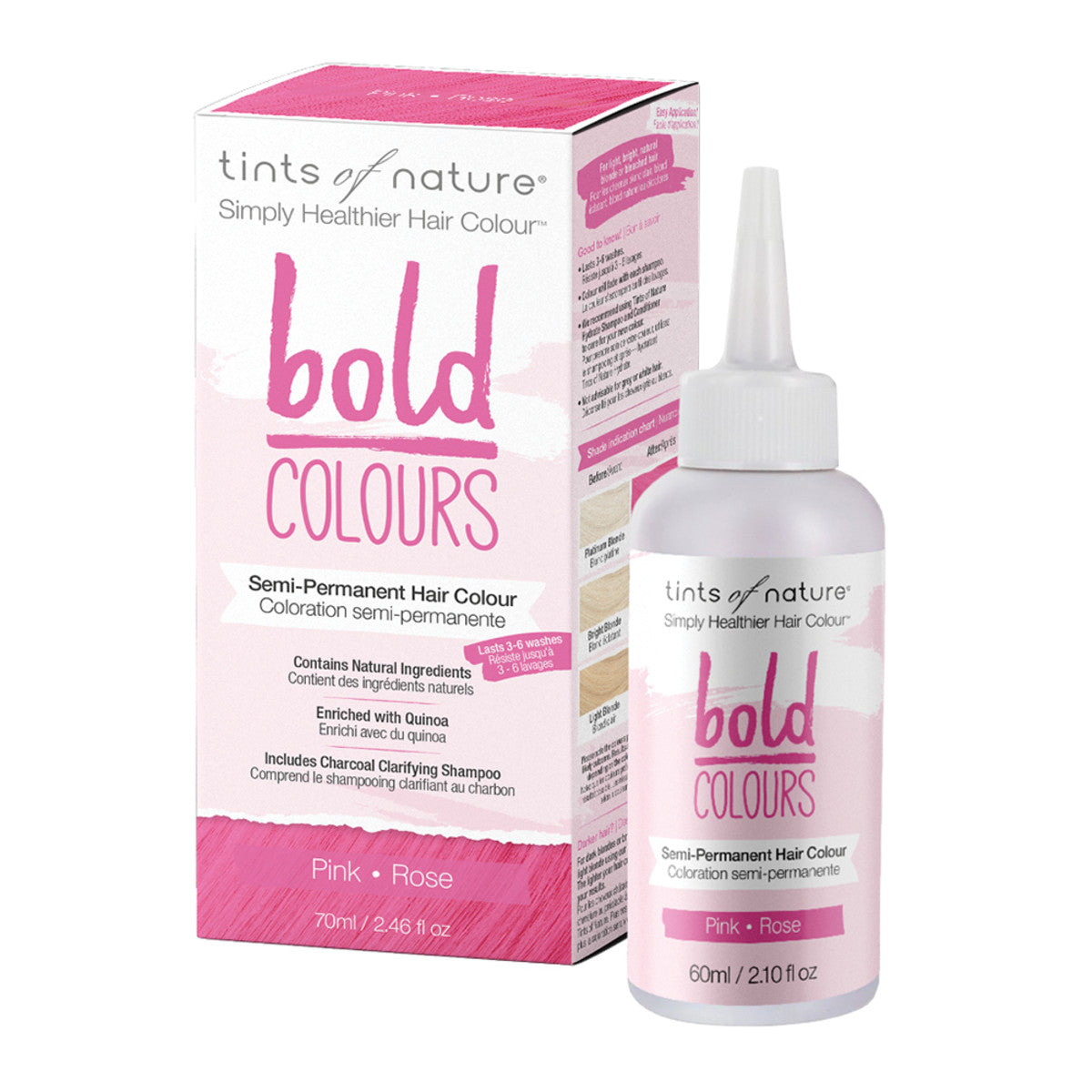 Tints of Nature Bold Colours (Semi-Permanent Hair Colour) Pink 70ml - Cutprice Online